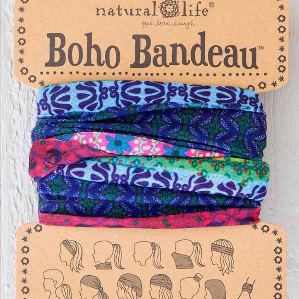 Natural Life Boho Headband Bandeau Wear 11 Ways